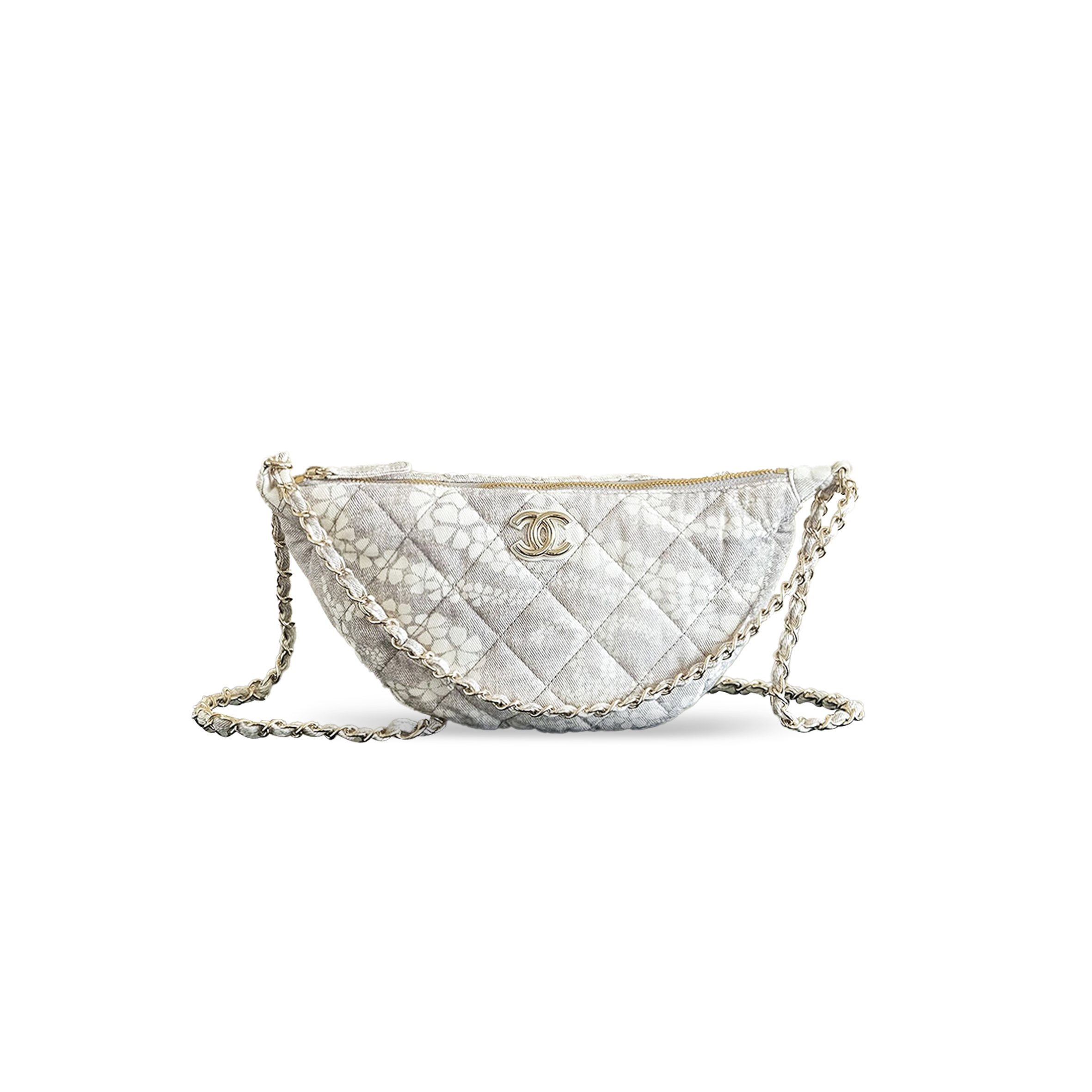 CHANEL LARGE HOBO BAG PRINTED DENIM AS5431 (29*15.5*7.5cm)